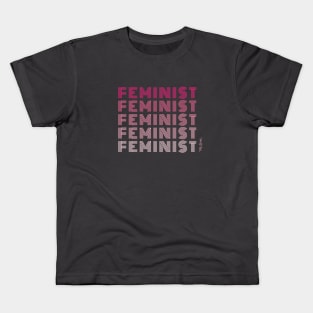 Feminist Pretty in Pink Kids T-Shirt